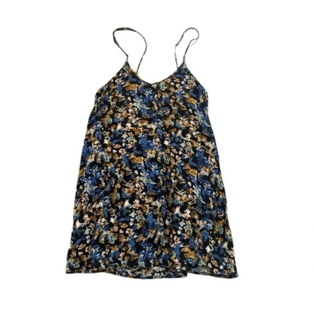 For Love‎ and Lemons Watercolor Floral Casual Mini Dress Size Small